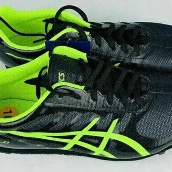 (Size 10) ASICS Mens Hyper LD 5 Running Shoes Lace Up Low Top w/Spikes - Picture 4 of 6